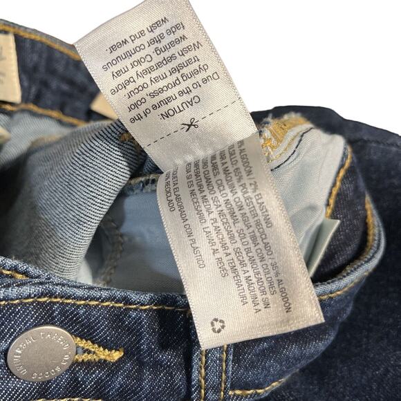 Universal Thread High-Rise Flare Jeans Fitted Hip Dark Wash Vintage Stretch 8 - Picture 12 of 14
